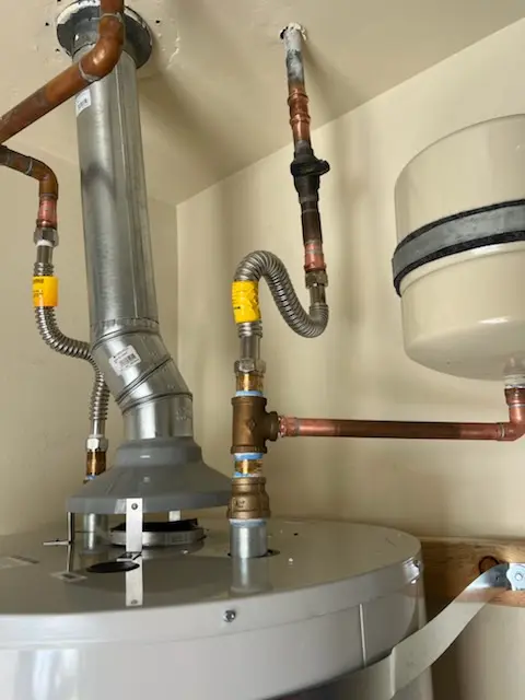 Water heater installation and plumbing repair in Cherry Blossom
